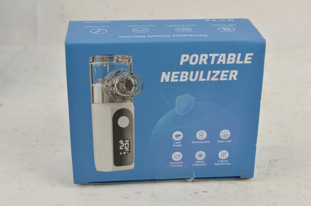 Portable Rechargeable Nebulizer Adults Kids 3 Speed USB Digital Display